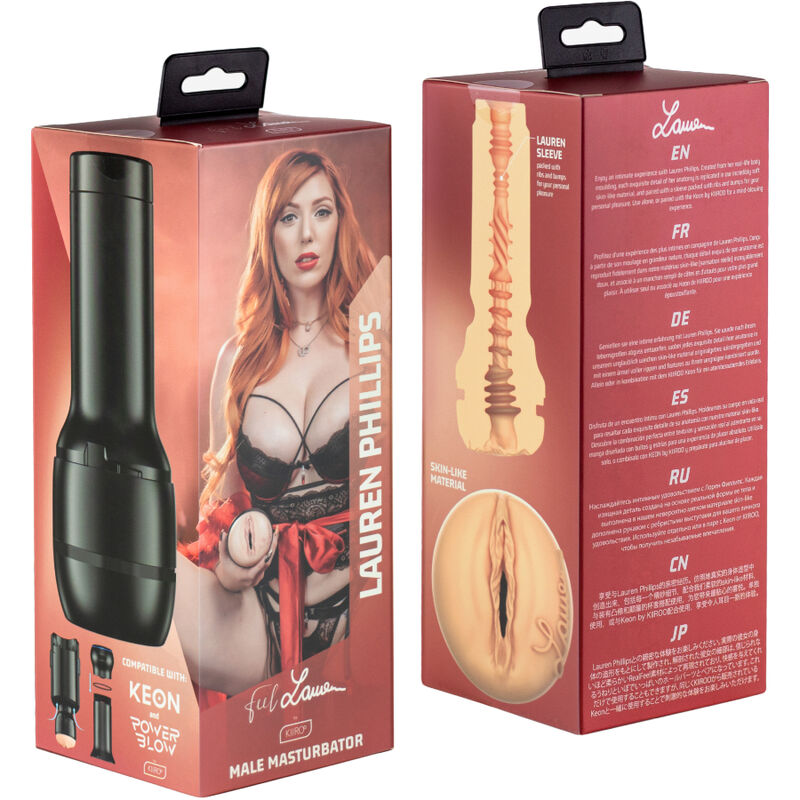 KIIROO – COLLEZIONE FEEL LAUREN PHILLIPS STARS STROKERS COMPATIBILI CON POWERBLOW