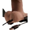 FETISH FANTASY SERIES - IMBRACATURA REGOLABILE PENE REALISTICO CON TESTICOLI RICARICABILI E VIBRATORE 15 CM - immagine 3