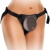 KING COCK - ELITE KIT IMBRACATURA REGOLABILE DELUXE ANELLO CON TESTICOLI E DILDO 20.3 CM - immagine 4