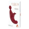 ADRIEN LASTIC - FUSION STIMOLATORE TRIPLO CLITORIDE E PUNTO G ROSSO - immagine 3