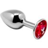 Plug anale kit in metallo liscio con basi colorate Misure-S,M,L ALIVE - immagine 2