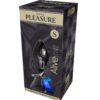 Plug anale metallo liscio con base blu Misura-S ALIVE - immagine 2