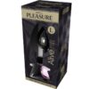 Anal plug in metallo con brillante rosa taglia L ALIVE - immagine 2