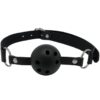 Bavaglio traspirante nero BDSM - DISCRETION ALIVE