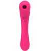 Vibratore con ventosa stimolatrice 20 cm fucsia QUIVER ALIVE - immagine 3
