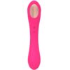 Vibratore con ventosa stimolatrice 20 cm fucsia QUIVER ALIVE - immagine 5