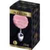 Anal plug liscio con coda di coniglio rosa taglia L ALIVE - immagine 2
