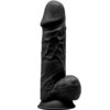 Dildo realistico in silicone nero con ventosa 21,5 cm SILEXD 8,5" MODEL 1