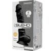 Dildo realistico in silicone nero con ventosa 23 cm SILEXD 9" MODEL 1 - immagine 3