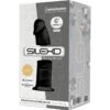 Dildo realistico in silicone nero con ventosa 15 cm SILEXD 6" MODEL 2 - immagine 3