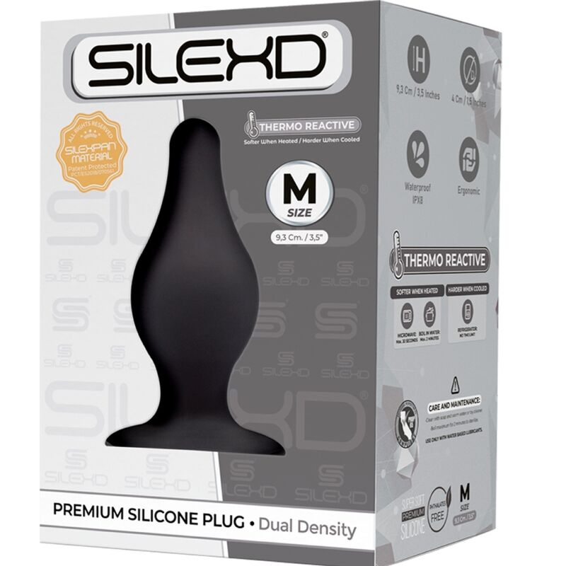 SILEXD – MODELLO 2 PLUG ANALE PREMIUM SILEXPAN SILICONE PREMIUM TERMOREATTIVO MISURA M