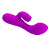 PRETTY LOVE - VIBRATORE RICARICABILE GLORIA RABBIT-VIOLA IMPERMEABILE - immagine 4