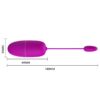 PRETTY LOVE - NINFA UOVO VIBRANTE APP CONTROLLATO VIOLA - immagine 5