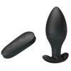 PRETTY LOVE - VIBRATORE RICARICABILE PLUG ANALE REGINA NERO - immagine 3