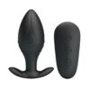PRETTY LOVE - VIBRATORE RICARICABILE PLUG ANALE REGINA NERO - immagine 4