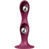 SATISFYER - DILDO IN SILICONE DOPPIA PALLA GRANATO - immagine 2
