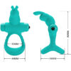 PRETTY LOVE - ANELLO VIBRATORE CONIGLIO VERDE FIGGY - immagine 4