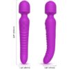ARMONY - MASSAGGIATORE E VIBRATORE MISSION EFFETTO CALORE VIOLA - immagine 2