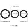 ARMONY - ANELLO TRIPLO IN SILICONE LUMINOSO - immagine 4
