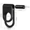 ARMONY - TWINS DOPPIO ANELLO VIBRATORE PER COPPIA NERO - immagine 3