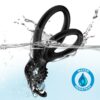 ARMONY - ANELLO VIBRATORE DOPPIO TRAVELLER PER COPPIA RABBIT BLACK - immagine 2