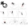 ARMONY - ANELLO VIBRATORE DOPPIO TRAVELLER PER COPPIA RABBIT BLACK - immagine 4