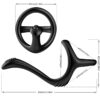 ARMONY - ANELLO DOPPIO ANALE TREASURE NERO - immagine 2