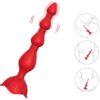 ARMONY - PAGODA VIBRATORE ROSA E PLUG ANALE ROSSO - immagine 2