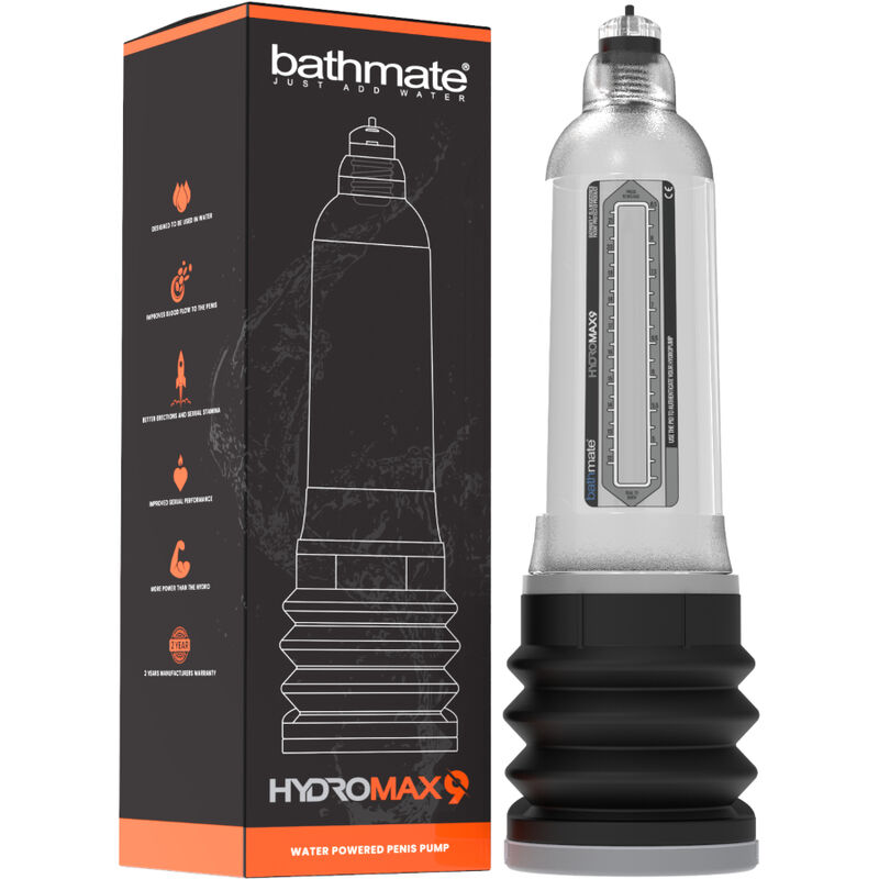 BATHMATE – HYDROMAX 9 POMPA PER LAUMENTO DEL PENE TRASPARENTE