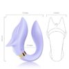 ARMONY - VIBRATORE FOX PER COPPIA TELECOMANDO VIOLA - immagine 3