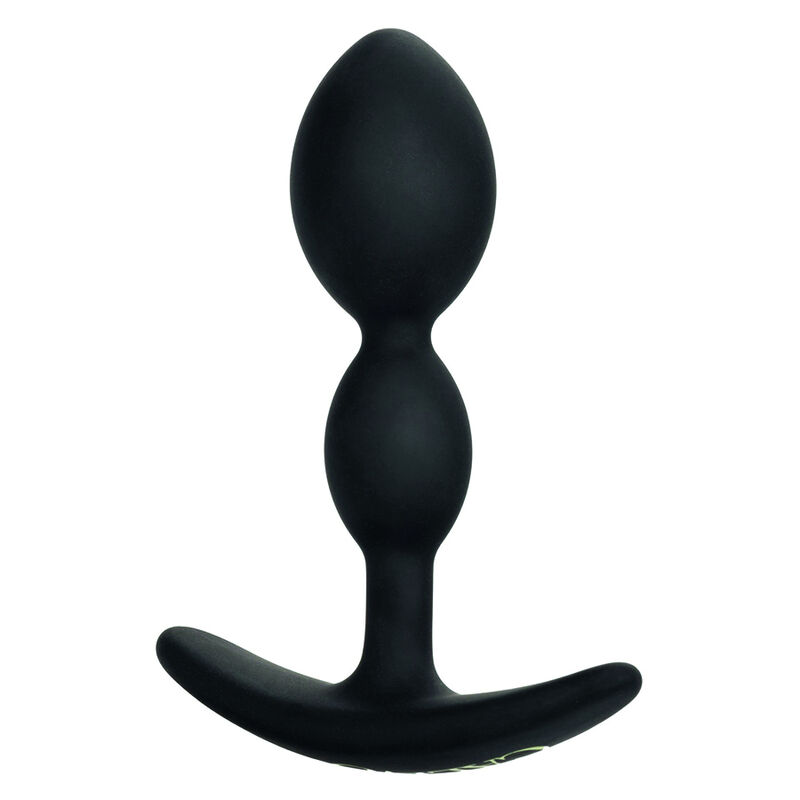 Anal plug a doppia goccia in silicone nero ‘2X TEARDROP PLUG’ CALEXOTICS