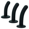 Imbracatura strapon con 3 dildo curvi intercambiabili CALEXOTICS - immagine 5