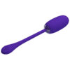 PRETTY LOVE - UOVO VIBRANTE JULIUS IMPERMEABILE-RICARICABILE VIOLA - immagine 2