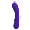 PRETTY LOVE - VIBRATORE RICARICABILE PRESCOTT VIOLA - immagine 5