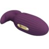 Plug anale vibrante e elettrostimolante in silicone viola ‘JEFFERSON’ PRETTY LOVE - immagine 2