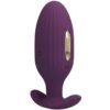 Plug anale vibrante e elettrostimolante in silicone viola ‘JEFFERSON’ PRETTY LOVE