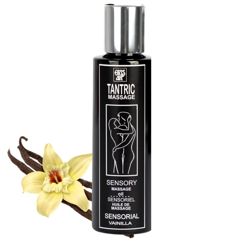 EROS-ART – OLIO DA MASSAGGIO TANTRICO NATURALE E VANIGLIA AFRODISIACA 100 ML