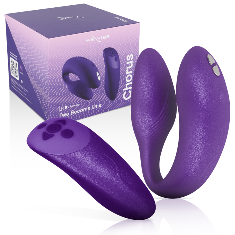 Vibratore per coppia con telecomando WE-VIBE CHORUS Viola