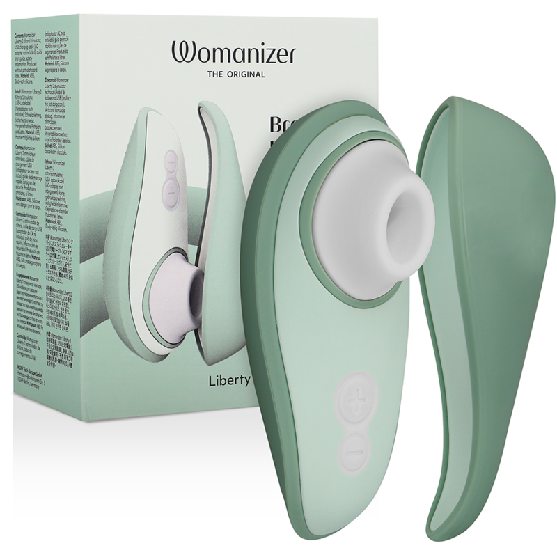 Succhia clitoride WOMANIZER – LIBERTY 2 Verde chiaro