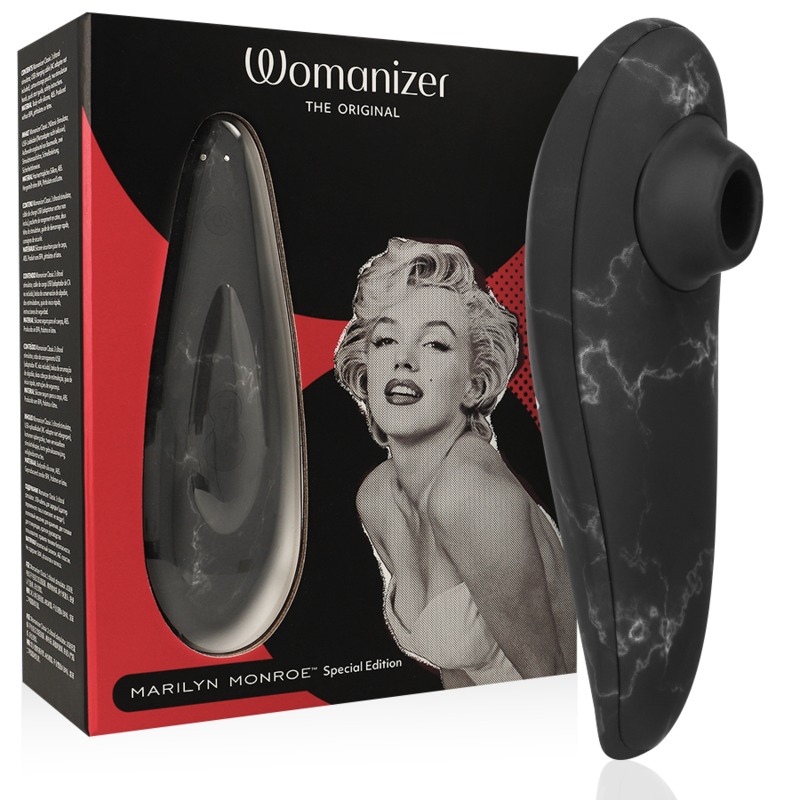 WOMANIZER – MARILYN MONROE CLASSIC 2 STIMOLATORE DEL CLITORIDE MARMO NERO