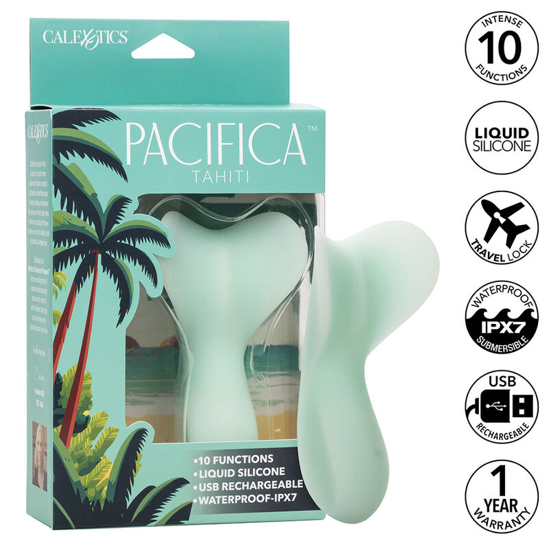 Vibratore a farfalla per donna a 10 funzioni PACIFICA TAHITI CALEXOTICS