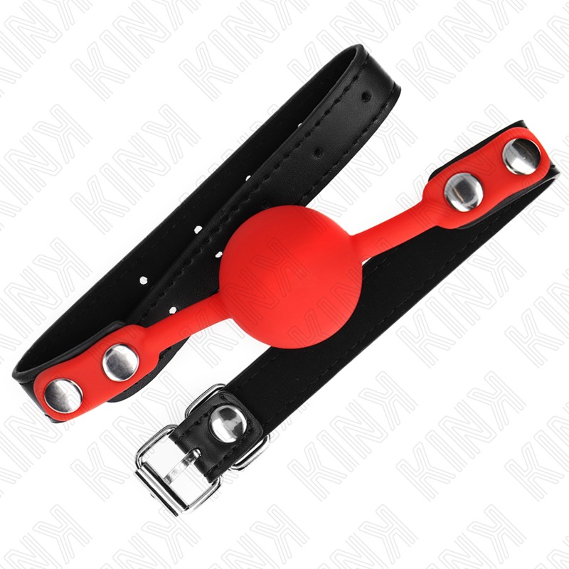 KINK – PALLA IN SILICONE ROSSA 4 CM GAG 60 x 2 CM