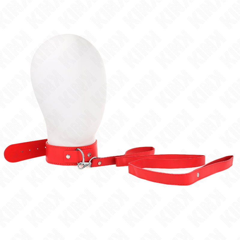 KINK – COLLANA CON CINTURA 116 CM ROJO CINTURINO REGOLABILE 32-50 CM X 8 CM