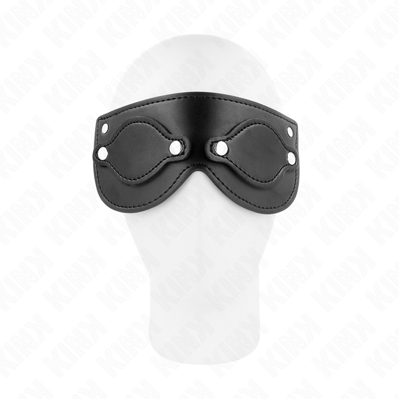 KINK – MASCHERA IN SIMILPELLE CON COPRI OCCHI RIMOVIBILI 22 x 9 CM