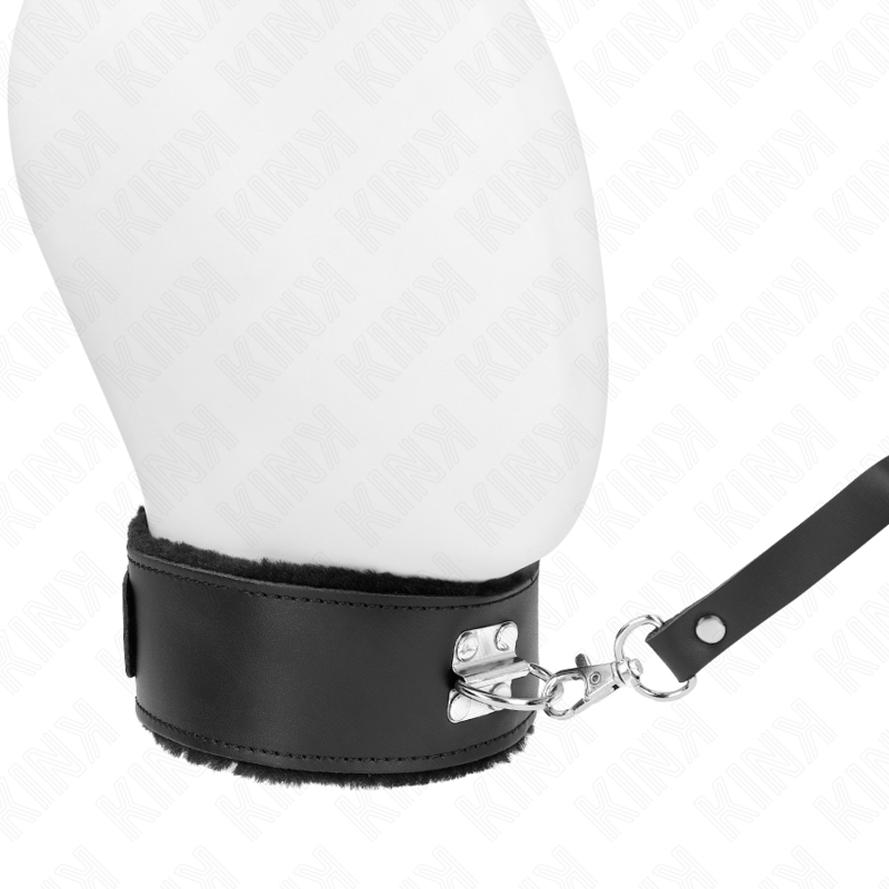 KINK – COLLANA CON CINTURA 116 CM CON CINTURINO IN PELLE NERA REGOLABILE 40-48 CM X 6 CM