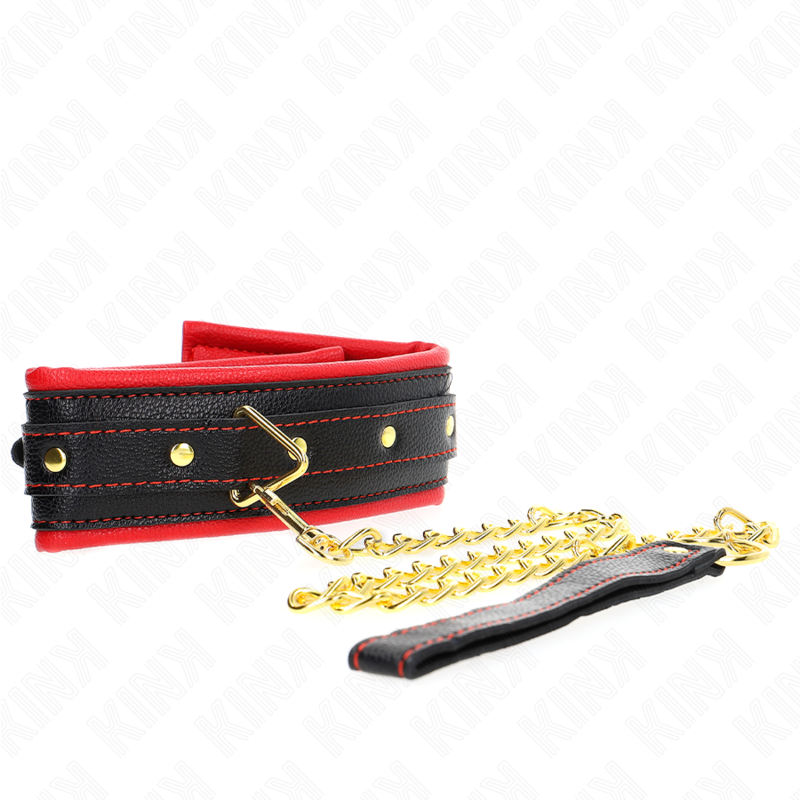 KINK – COLLANA CON CINTURINO IN SIMILPELLE SPUGNA MODELLO 2 REGOLABILE 37-54 CM X 3 CM