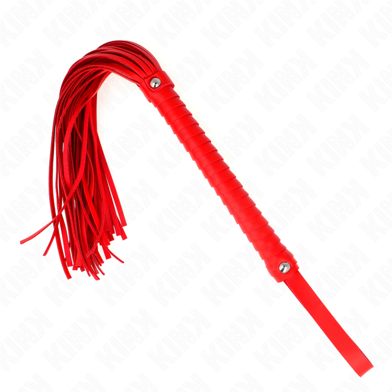 KINK – FRUSTA CON MANICO ROSSO STRUTTURATO 48,5 CM