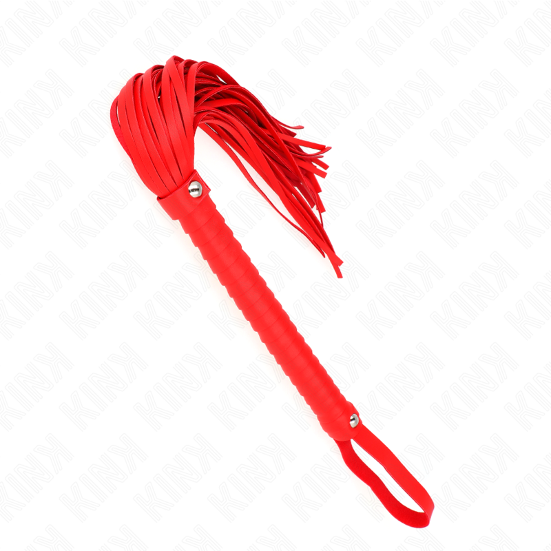 KINK – FRUSTA CON MANICO ROSSO STRUTTURATO 48,5 CM