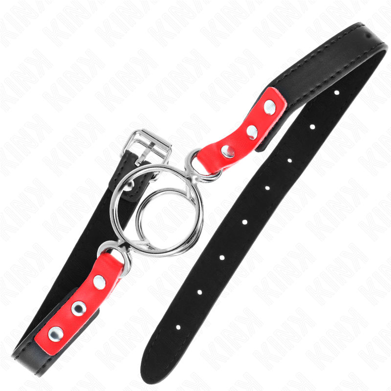 KINK – GAG CON O-RING MULTIPLI 4/4,8 CM ROSSO 38 X 56 CM