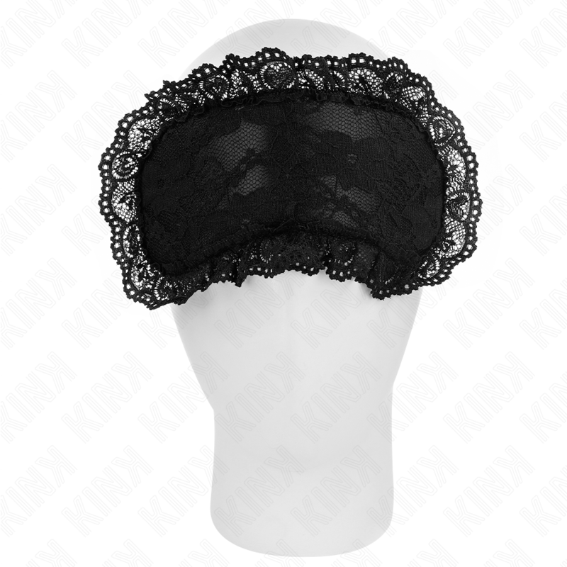 Maschera per gli occhi in pizzo nero 22.5×11 cm Modello 1 KINK